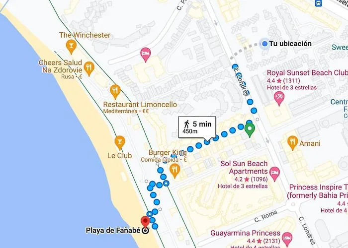 Beach, Shopping A Few Meters Away Appartement Costa Adeje (Tenerife)